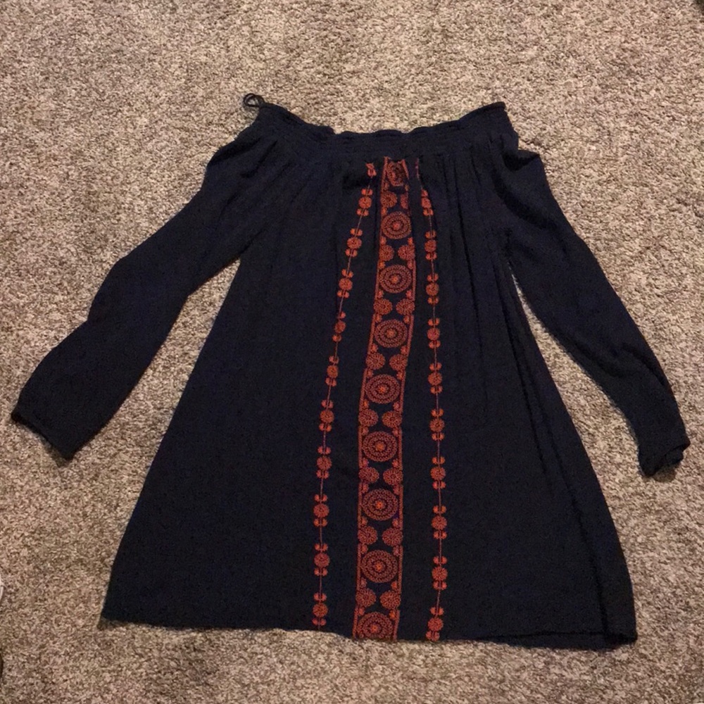 Dark blue dress